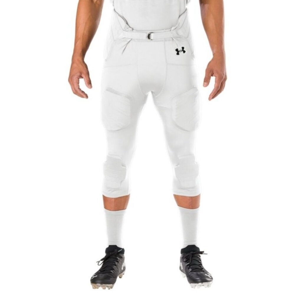 Under Armour Youth med football pants White
